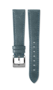 Blue Leather Strap