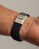 Black Rubber Strap
