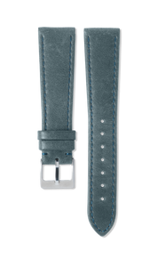 Blue Leather Strap