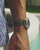 Green Leather Strap